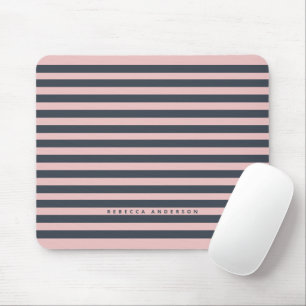 Einfache rosa blaue Stifte Mousepad