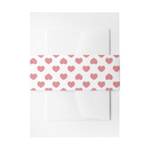 Einfache rosa Herzen Minimalistisch