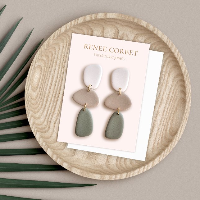 Einfache rosa Ohrensichtkarte (Von Creator hochgeladen)