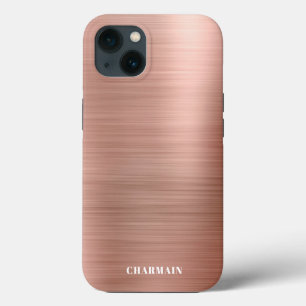 Einfache Rose aus Edelstahl Case-Mate iPhone Hülle