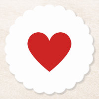 Einfache Rote Herzskala Moderne Liebe Minimal