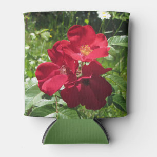 Einfache Rote Rosen Dosenkühler