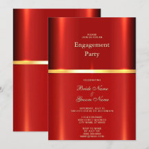 Einfache Rote Verlobung