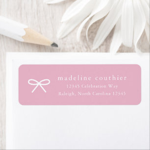 Einfache Rücksendeadresse für Baby Shower von Mädc