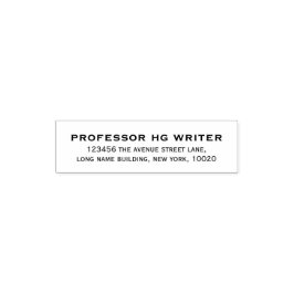 Einfache Rücksendeadresse Permastempel