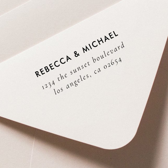 Einfache Rücksendeadresse-Selbstfarbende Briefmark Permastempel (Von Creator hochgeladen)