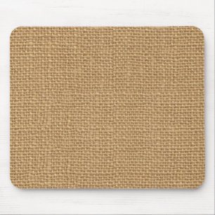 Einfache rustikale Leinwandmit Mousepad