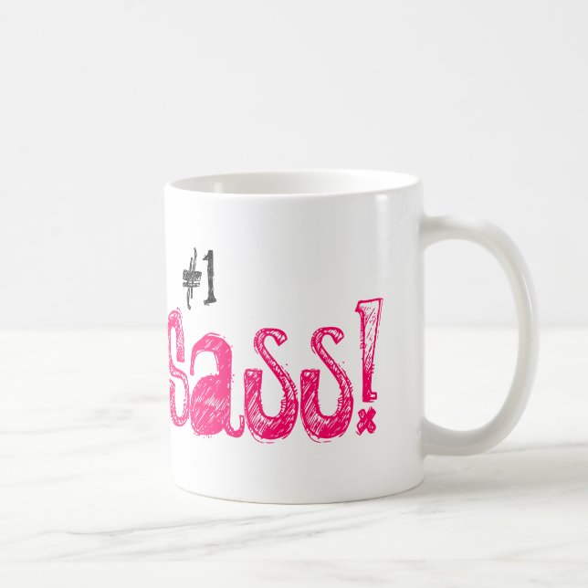 Einfache Sass-Tasse Kaffeetasse (Rechts)