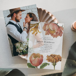 Einfache, schicke, rustikale Blumenhochzeit