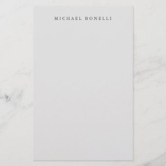 Einfache Schlichte Minimalistische Elegante Modern Briefpapier