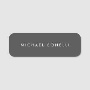 Einfache Schlichte Minimalistische Elegante Modern Namensschild