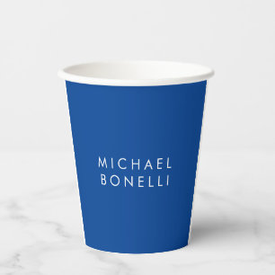 Einfache Schlichte Minimalistische Elegante Modern Pappbecher