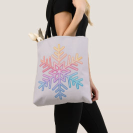 Einfache Schneeflocke Tasche
