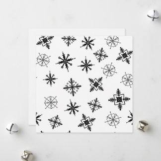 Einfache Schneeflocken Weihnachten