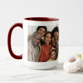 Einfache Schreibmaschine | Frohe Weihnachts-Foto-T Tasse