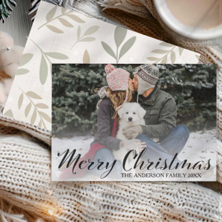 Einfache Schrift Frohe Weihnachten 1 Foto Urlaub