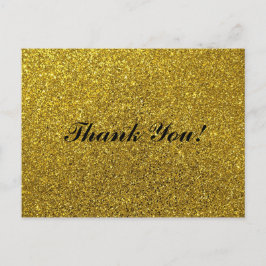Einfache Schrift - Hochzeit goldenen Glitzer Viele Postkarte