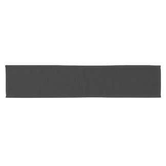 Einfache Schwarz-Solid-Farbe Kurzer Tischläufer