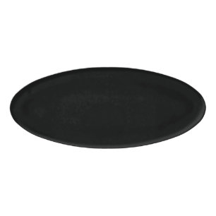 Einfache Schwarz-Solid-Farbe Namenschild