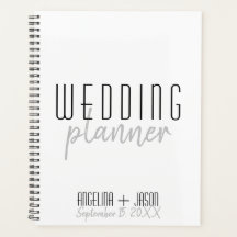 Einfache Schwarz-Weiß-Hochzeit