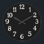 Einfache Schwarz-Weiß-Uhr Große Wanduhr<br><div class="desc">Dies ist eine normale schnurlose einfache Uhr für Ihr Haus oder Ihr Unternehmen.</div>