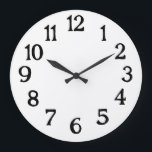 Einfache Schwarz-Weiß-Uhr Große Wanduhr<br><div class="desc">Dies ist eine normale schnurlose einfache Uhr für Ihr Haus oder Ihr Unternehmen.</div>