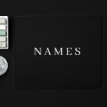 Einfache schwarze Benutzerdefiniert Hinzufügen ein Mousepad<br><div class="desc">Einfache schwarze Benutzerdefiniert Fügen Sie Ihren Namen Elegant Design für jedermann.</div>