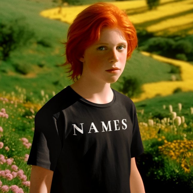 Einfache schwarze Benutzerdefiniert Hinzufügen ein T-Shirt (Von Creator hochgeladen)