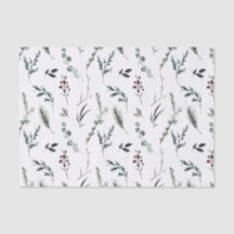 Einfache Schwarze Winter Botanische Wasserfarbe We