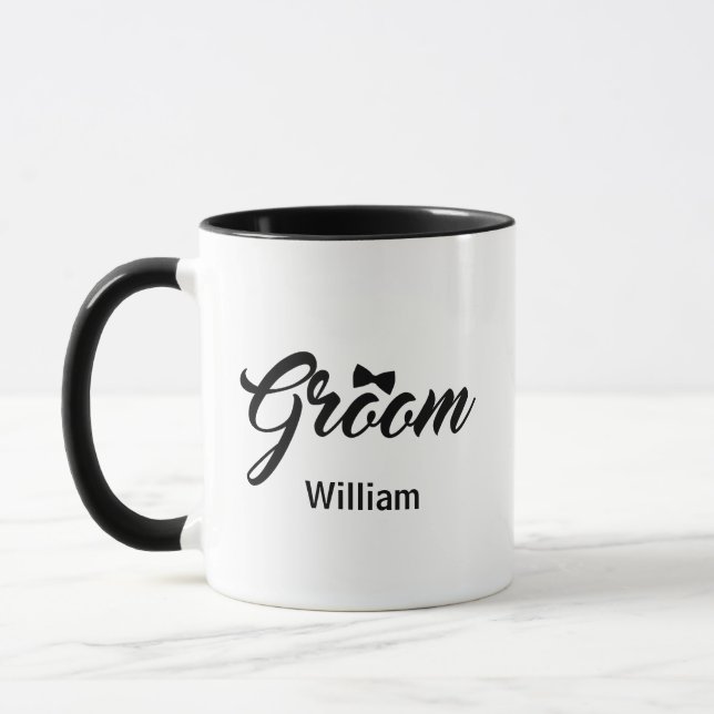 Einfache Schwarzgrautypografie mit dem Symbol der  Tasse (Links)