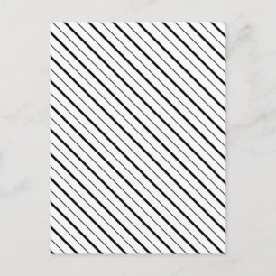 Einfache Schwarzliniengeometrie Postkarte
