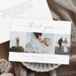 Einfache Script 3 Foto Hochzeit Dankeskarte<br><div class="desc">Einfache Script 3 Foto Hochzeit Dankeschön Karte. Der Rücken beinhaltet eine Danksagung von dem Paar oder Sie können sie entfernen,  wenn Sie lieber schreiben Sie Ihren Dank.</div>