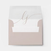 Einfache Script-Personalisiert Stationery-Rose Pin