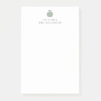 Einfache Seite Green Niedlich Apple Personalisiert
