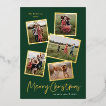 Einfache Skripte Frohe Weihnachts Foto Collage Gol