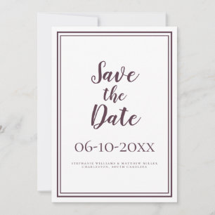 Einfache Skripte Save the Date Wedding Classic Lil