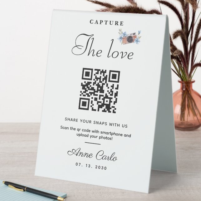 Einfache Skripterfassung Der QR-Liebe-Code Tischaufsteller (In Situ (Tisch))