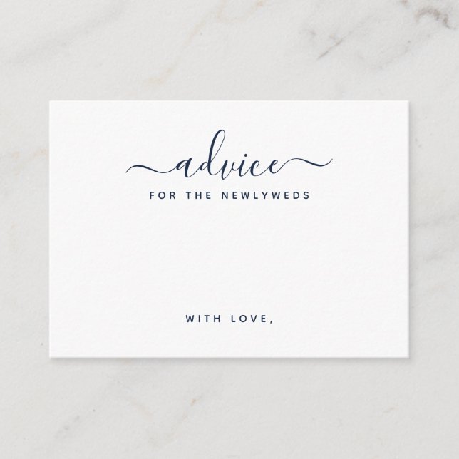 Einfache Skriptratenkarten Begleitkarte (Vorderseite)