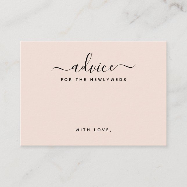 Einfache Skriptratenkarten Begleitkarte (Vorderseite)