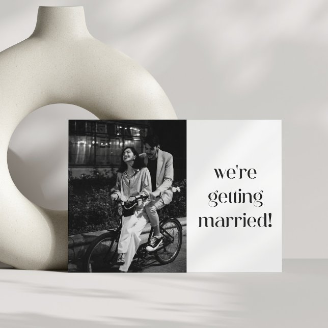 Einfache Spaß Lässig Minimal Modernes Foto Hochzei Einladung (Von Creator hochgeladen)