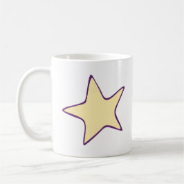 Einfache Star-Gestaltung Kaffeetasse