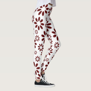 Einfache stilvolle Damenbekleidung mit Gänseblümch Leggings