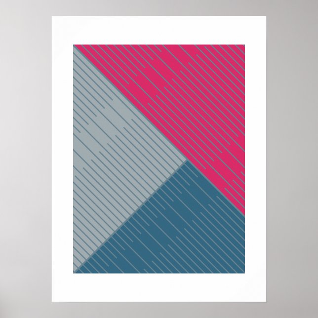 Einfache stilvolle Linien 2 Poster (Vorne)