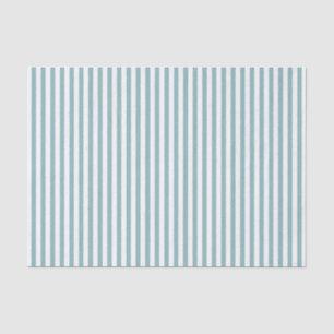 Einfache Streifen Muster Aqua Seidenpapier