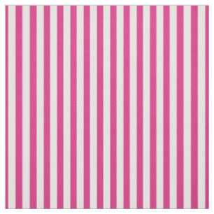 Einfache Streifen Muster Fuchsia/White Trendy Stoff