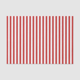 Einfache Streifen Muster rot/weiß geometrisch Seidenpapier