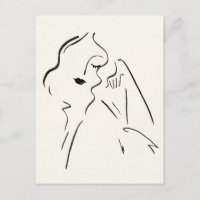 Einfache Studie - Skizze einer Frau