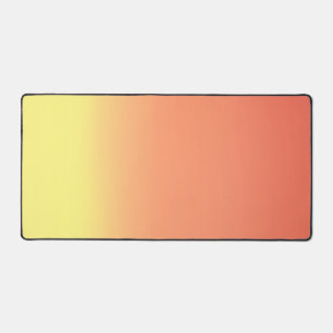 Einfache Sunset Ombre Wirkung Gelb & Orange Schreibtischunterlage