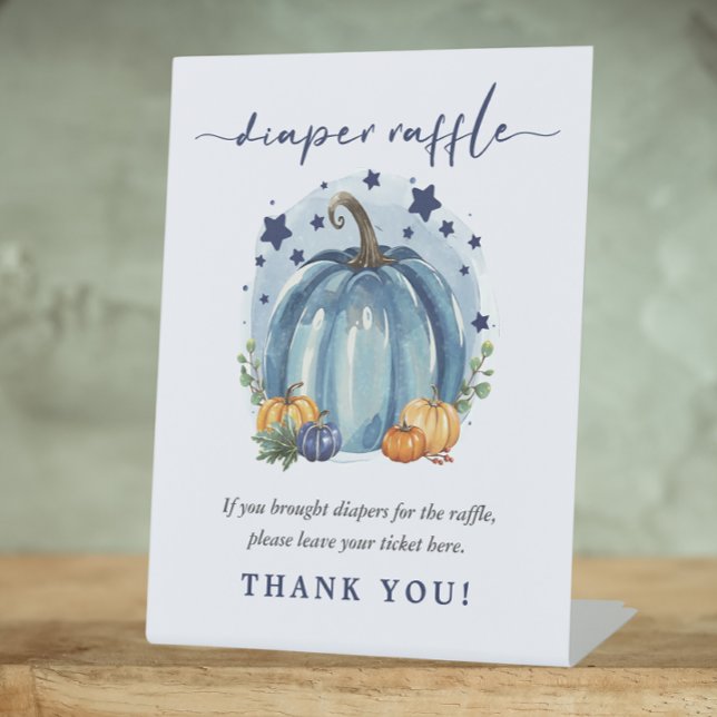 Einfache Sweet Pumpkin Baby Dusche Windelwanne Win Sockelschild (Von Creator hochgeladen)