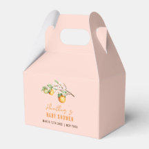 Einfache Sweet Summer Orange Citrus Baby Dusche